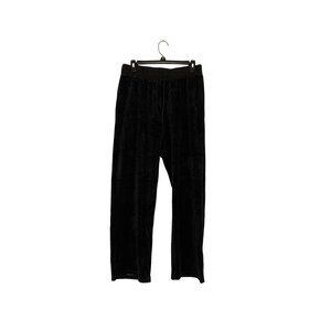 Five by 5 Simon Pants Womens Size 18 20 Velvet Velour Black Pull On Lounge Pants